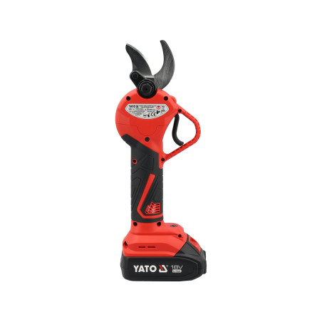 YT-828380 YATO Foarfeca pentru crengi acumulator Li-Ion 18V 2 Ah,30 mm