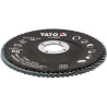 YT-833006 YATO Disc lamelar pentru slefuit otel 125 x 22 mm, P60