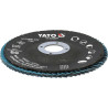 YT-833007 YATO Disc lamelar pentru slefuit otel 125 x 22 mm, P80