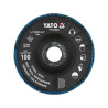 YT-833008 YATO Disc lamelar pentru slefuit otel 125 x 22 mm, P100