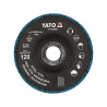 YT-833009 YATO Disc lamelar pentru slefuit otel 125 x 22 mm, P120