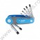 617146 UNIOR Set de chei imbus tip briceag, 2.5mm-10mm, 7 piese, 220FH