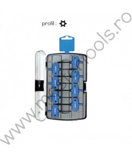 Set chei imbus profil TXR cu maner 221ATXRPB3 UNIOR