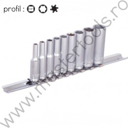 Set de chei tubulare lungi 1/4" UNIOR