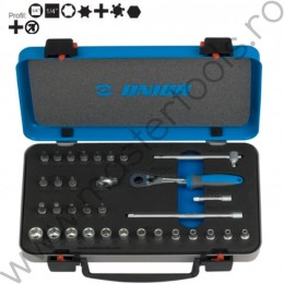 Trusa chei tubulare 1/4 UNIOR 615151