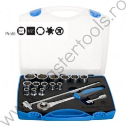 Trusa chei tubulare 1/2 UNIOR 622022