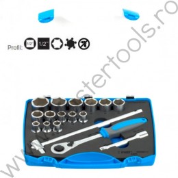 Trusa chei tubulare 1/2 UNIOR 622023