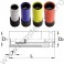 616763 UNIOR Cheie tubulara de impact prindere 1/2", 17 mm, 231/4P