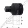 615217 UNIOR Adaptor de impact 1", 1" - 3/4", 233.7/4