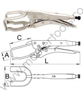 Cleste strangere autoblocant pentru sudura UNIOR﻿ 601142