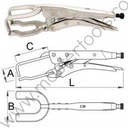 Cleste strangere autoblocant pentru sudura UNIOR﻿ 601142