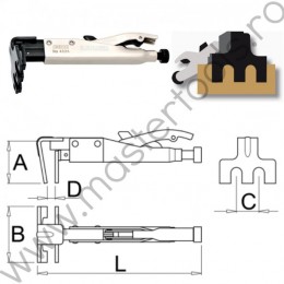 Cleste strangere autoblocant pentru sudura UNIOR﻿ 612887