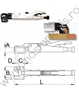 Cleste strangere autoblocant pentru sudura UNIOR ﻿612888