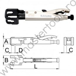 Cleste strangere autoblocant pentru sudura UNIOR﻿ 612889