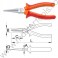 610431 UNIOR Cleste cu varfuri rotunde izolat 1000V, 160mm, 476/1VDEBI