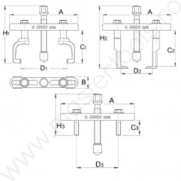 Extractor ramificat pentru scripeti UNIOR