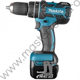 Bormasina cu percutie cu doi acumulatori Li-Ion de 14.4 V MAKITA