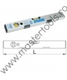 UNIOR Nivela de aluminiu cu bula de aer si cu magnet, 400 mm