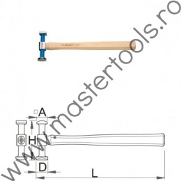 Ciocan tinichigerie curb UNIOR