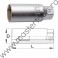 UNIOR Cheie de bujii cu patrat de 3/8", 16 mm