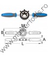 UNIOR Scula de filetat furca, 1"x24 tpi UNIOR Scula de filetat furca, 1"x24 tpi