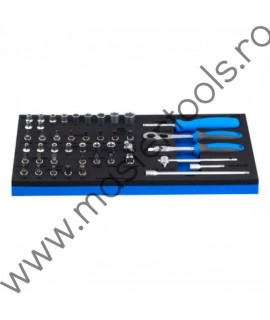 Set de capete chei tubulare 1/4 si accesorii UNIOR