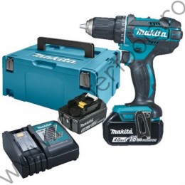 MAKITA DDF482RMJ Masina de gaurit si insurubat cu doi acumulatori 4 ah Li-Ion de 18 V