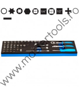 Set capete de chei tubulare si accesorii UNIOR