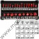 YT-6801 Set de freze pentru lemn YATO