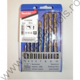 Set burghie pentru beton materiale constructie tija cilindrica MAKITA