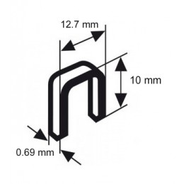 SENCO Capse tip AT 10 mm