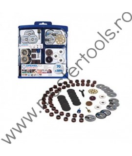 2615E725JA DREMEL Set 70 de accesorii multifunctionale EZ SpeedClic