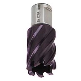 Carota HSS-TiAlN cu prindere Weldon 3/4" si adancime taiere 30.0mm