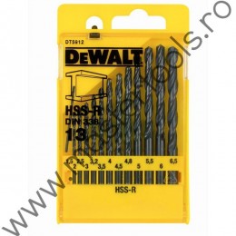 DEWALT Set 13 burghie pentru metal