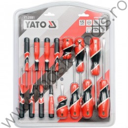 YATO Set de surubelnite cu varf magnetic