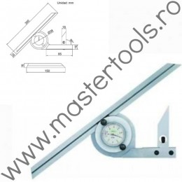 INSIZE Raportor universal cu cardan 0-360°