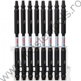 2608522349 BOSCH Set biti lungi cu capat dublu pentru impact