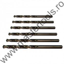 RAIDER Set 6 burghie 2-8 mm pentru gaurit metal cobalt HSS-CO