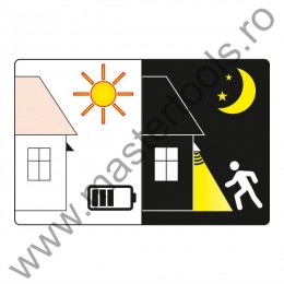 YATO Lampa solara cu LED pentru perete