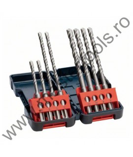 BOSCH Set burghie sds-plus-3 pentru gaurire cu percutie 8 bucati 2607019903
