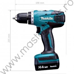 Masina de gaurit si insurubat cu acumulator Litiu-Ion Tip G 14.4V 1.3Ah