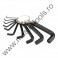 56400 VOREL Set 10 chei imbus hexagonale, 2-14 mm