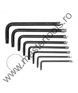 56600 VOREL Set 8 chei cu cap torx, T10 - T40