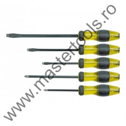 62158 VOREL Set 5 surubelnite HI-TEC,varfuri drepte si cruce Phillips