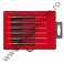 64510 VOREL Trusa 6 Surubelnite de precizie, cu varf drept si in cruce