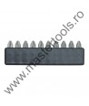 65520 VOREL Set 10 biti cu varf stea POZIDRIV PZ2, lungime 25 mm