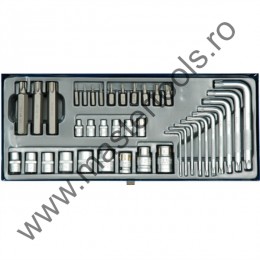 66800 VOREL Trusa 39 piese biti torx