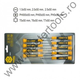 64501 VOREL Set 9 surubelnite de lacatuserie