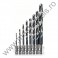 BOSCH Pachet 8 burghie pentru metale HSS Impact Control cu coada hexagonala