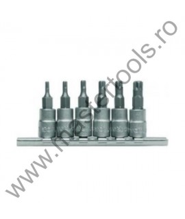 YT-0460, YATO Set 6 biti torx cu adaptor prindere 1/4